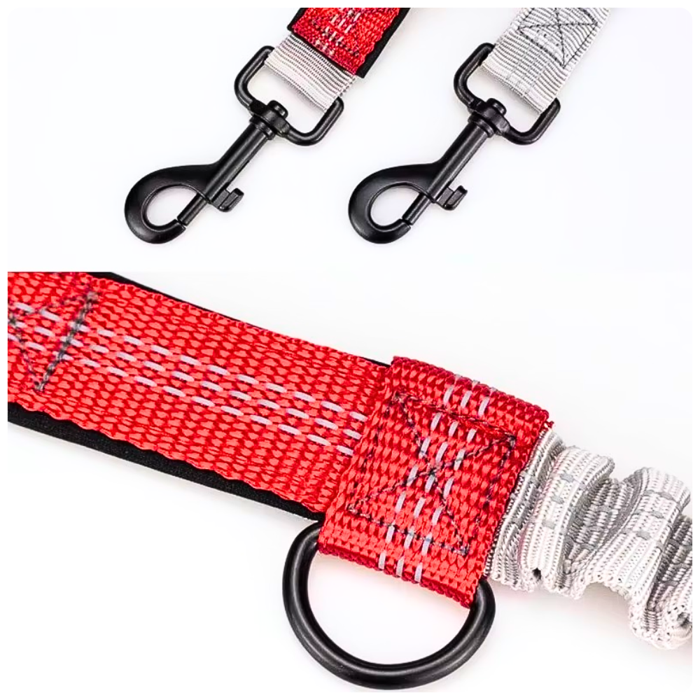 Bungee-Hundeleine mit Hüftgurt – Für freie Hände & volle Kontrolle