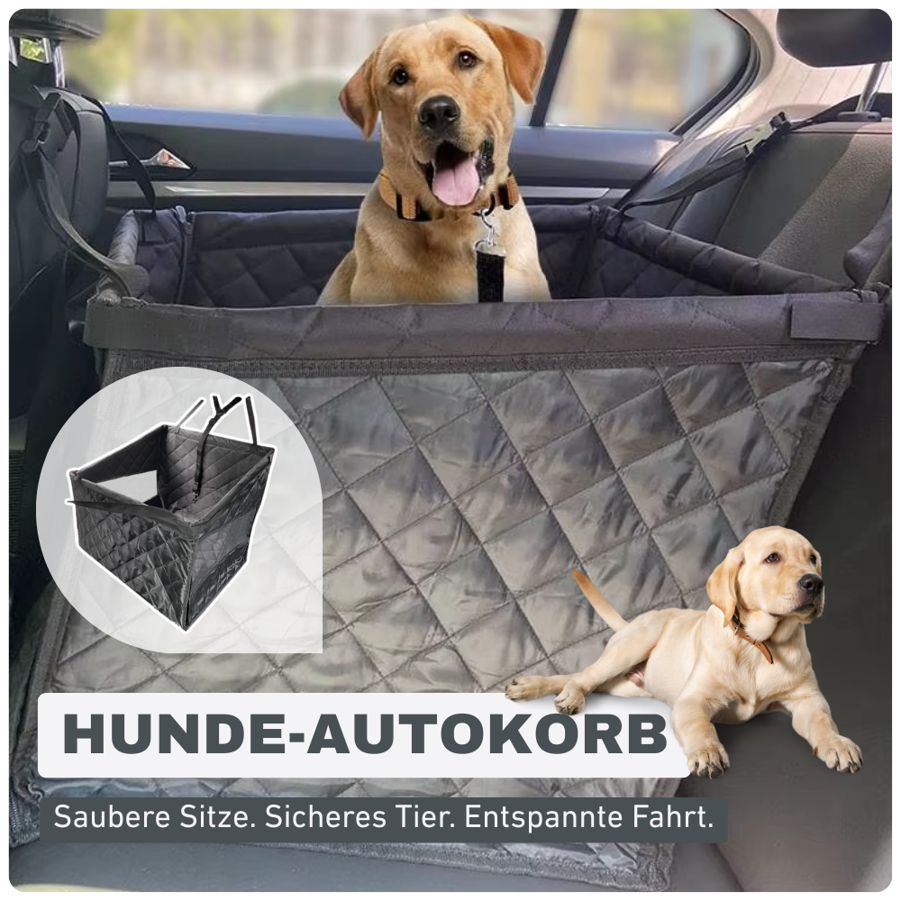 Faltbarer Auto-Sitzschutz mit Seitenwänden – Für sauberes & sicheres Reisen mit Tier