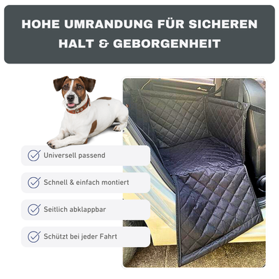 Faltbarer Auto-Sitzschutz mit Seitenwänden – Für sauberes & sicheres Reisen mit Tier