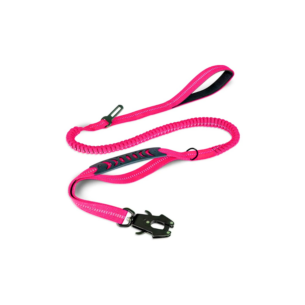 Stoßdämpfende Bungee-Leine mit Sicherheitsgurt – Für sichere Kontrolle unterwegs