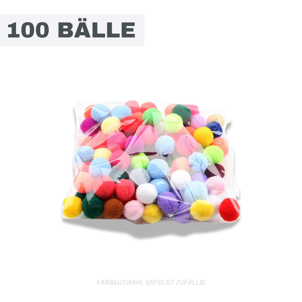 Pompon Ballwerfer für Katzen – Interaktives Spielset für Spass & Aktivität
