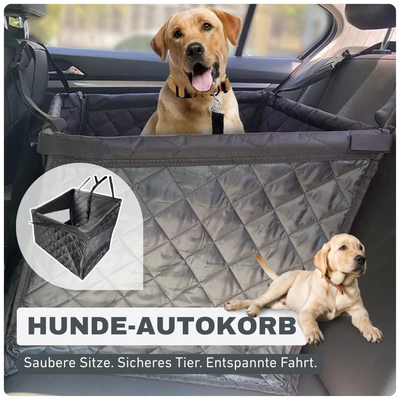 Faltbarer Auto-Sitzschutz mit Seitenwänden – Für sauberes & sicheres Reisen mit Tier