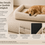 Tiermoment Premium Hundebett – Memory Foam & Bouclé