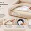 Tiermoment Premium Hundebett – Memory Foam & Bouclé