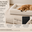 Tiermoment Orthopädisches Hundebett – Memory Foam und Bouclé