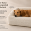 Tiermoment Orthopädisches Hundebett – Memory Foam und Bouclé